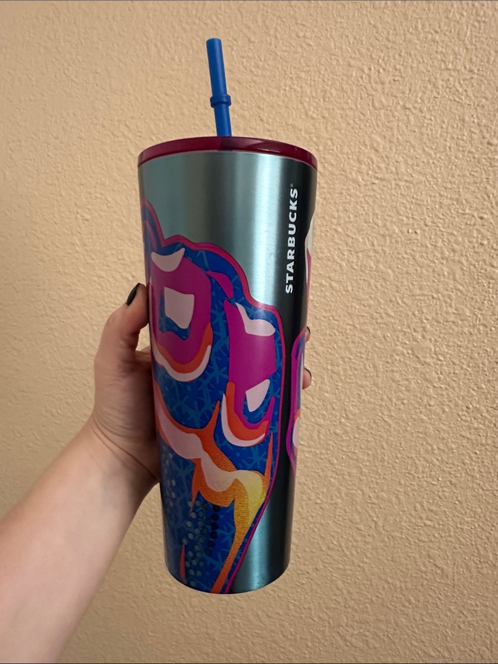 Starbucks colorful summer Stainless Steel Tumbler 24oz